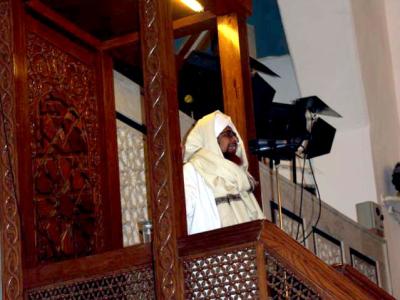 خطبة الجمعة في جامع الملك عبد الله الشهيد المؤسس